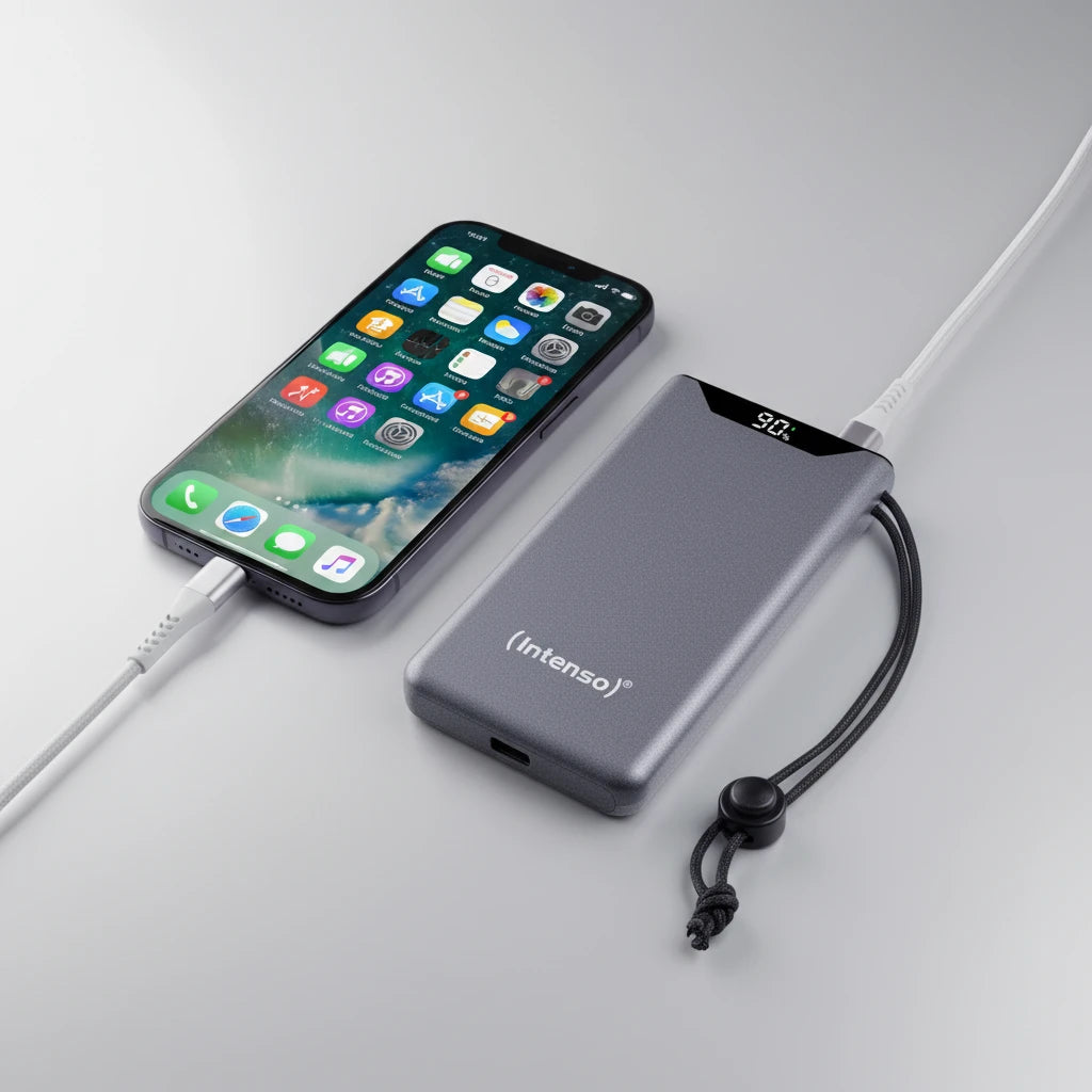 Intenso | PowerBank F10000 | 10000 mAh | Cinza