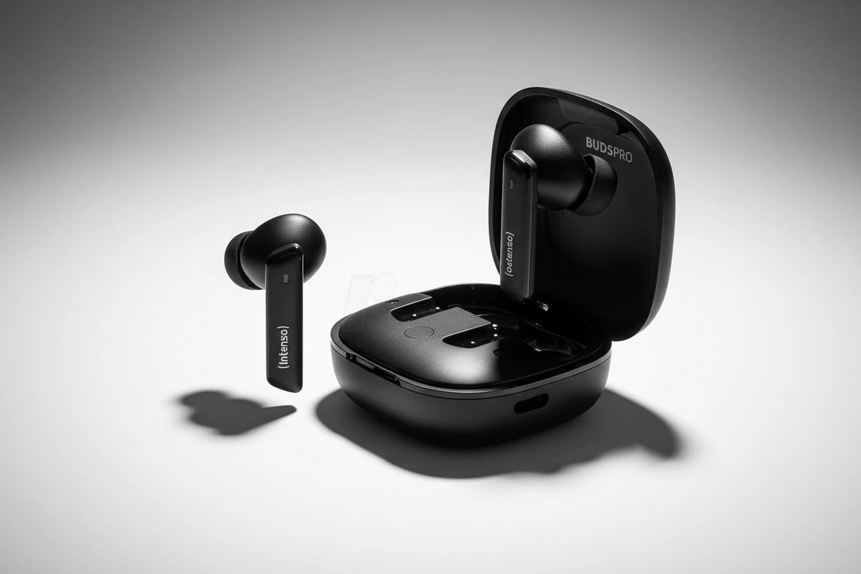 Intenso | Buds Pro Fones de ouvido TWS H-ANC+ENC Preto