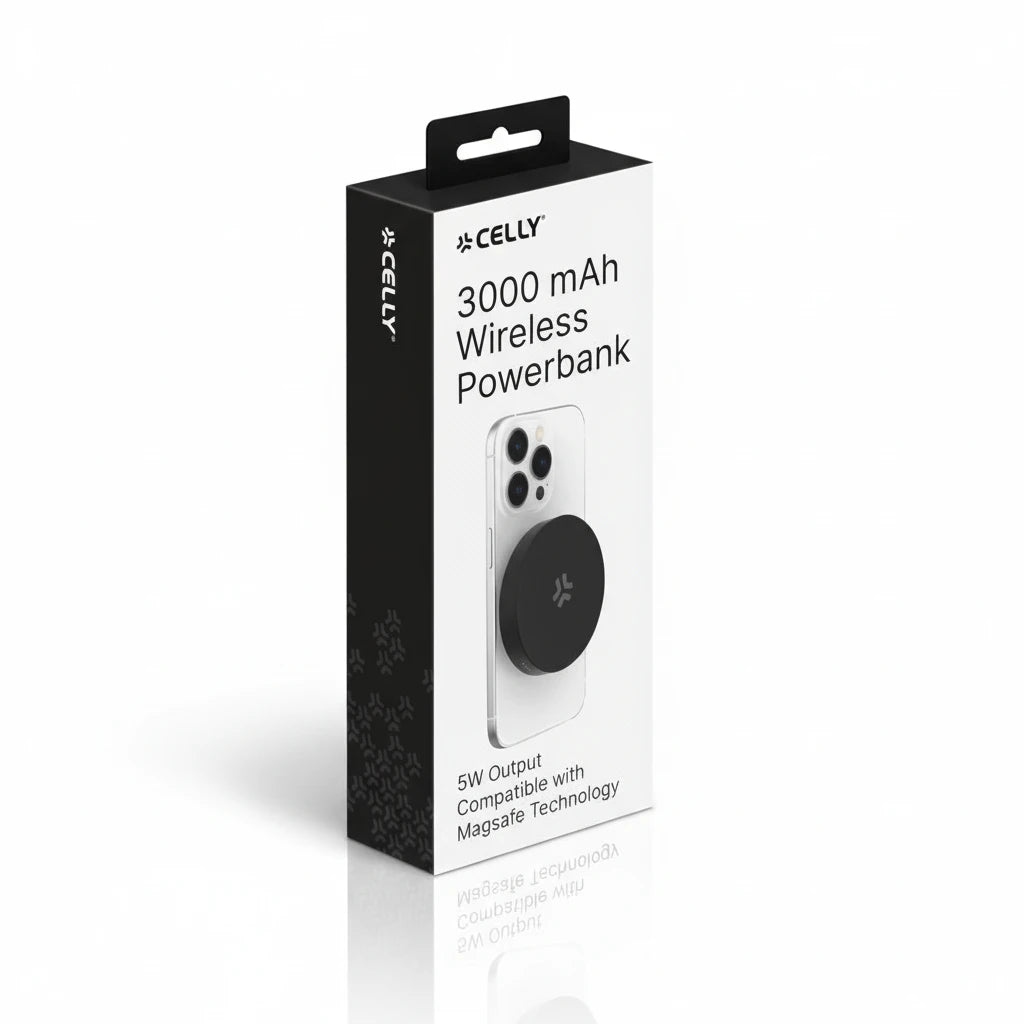 Celly Powerbank MAGSAFE 3000 mAh Preto