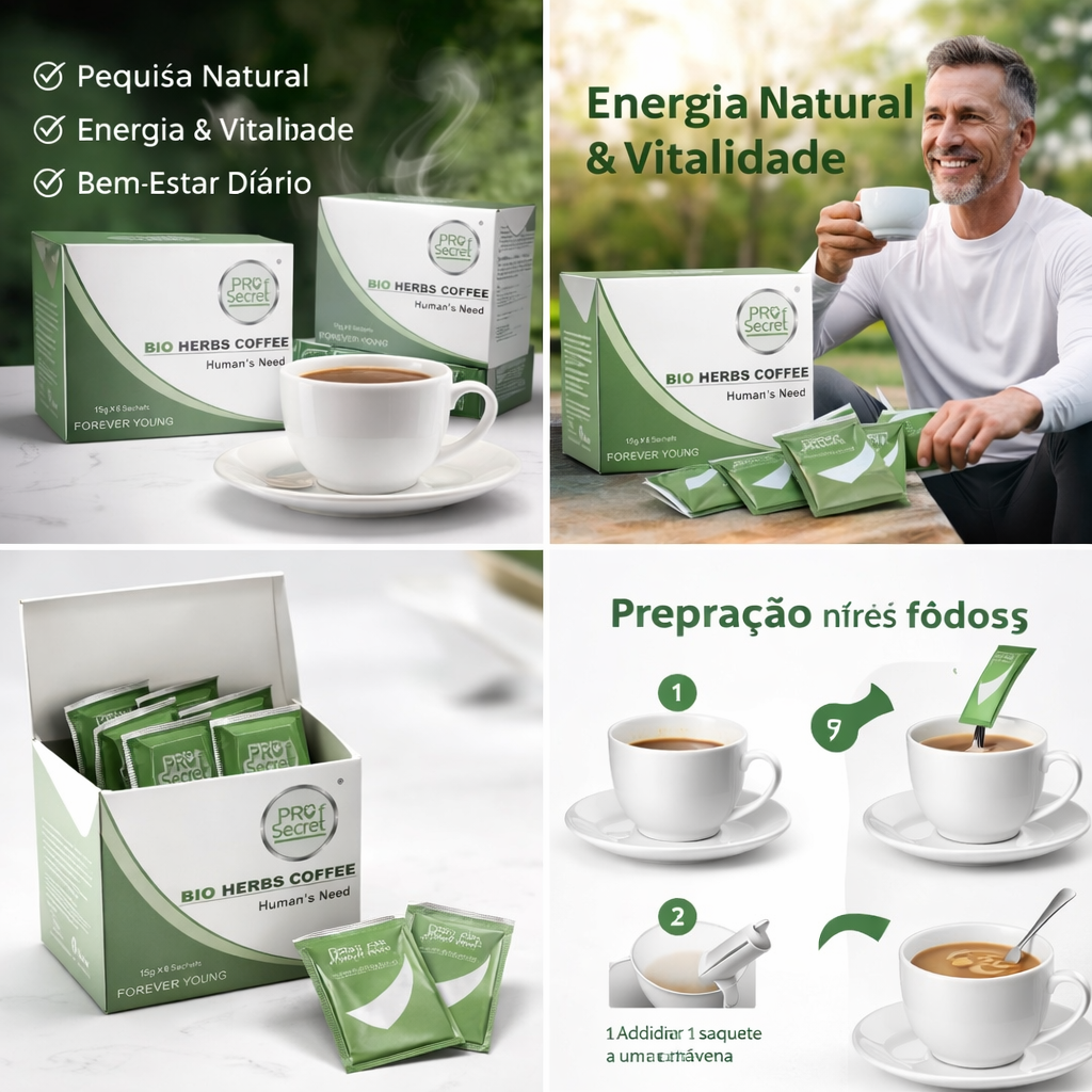 Café natural de Energia Premium