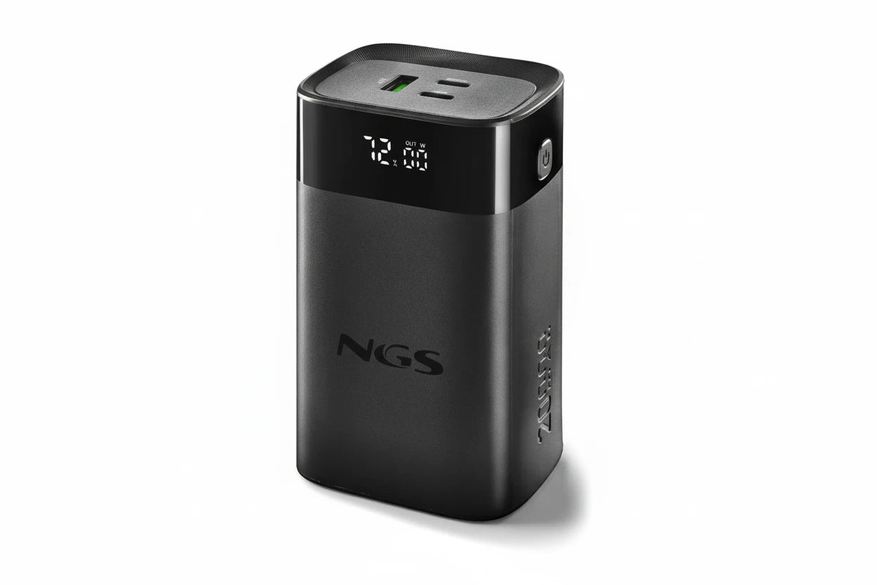 NGS BATERIA EXTERNA PORTATIL CARGA RAPIDA 65W